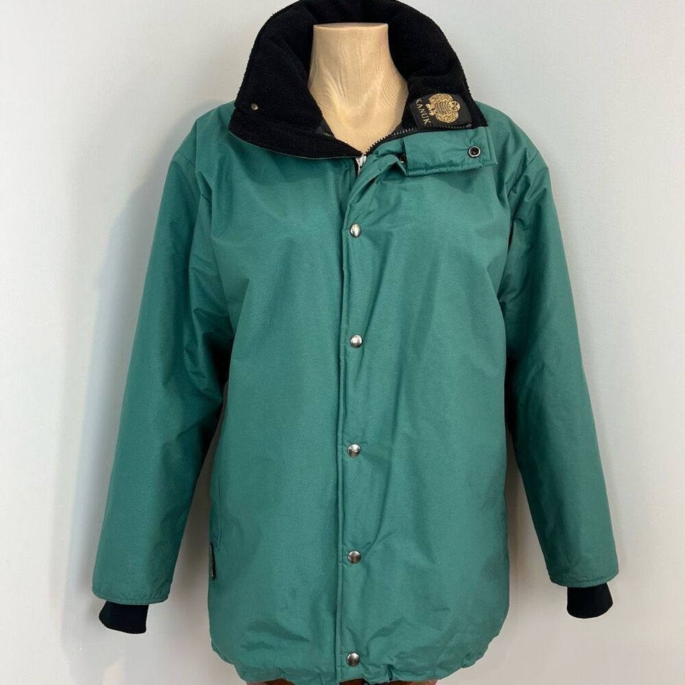 Vintage Kanuk Size 1 Small / Med Green Zip Winter Snow Ski Lined Jacket Coat